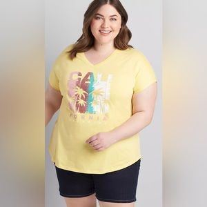 Lane Bryant Dolman California Dreaming Graphic Tee